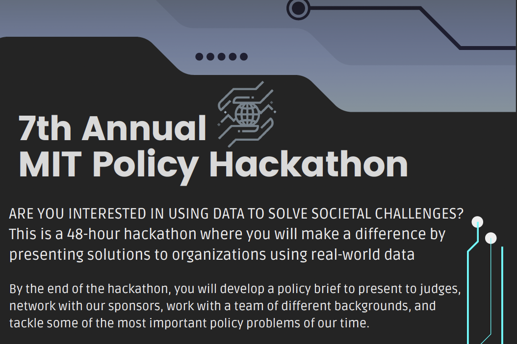 7th Annual MIT Policy Hackathon